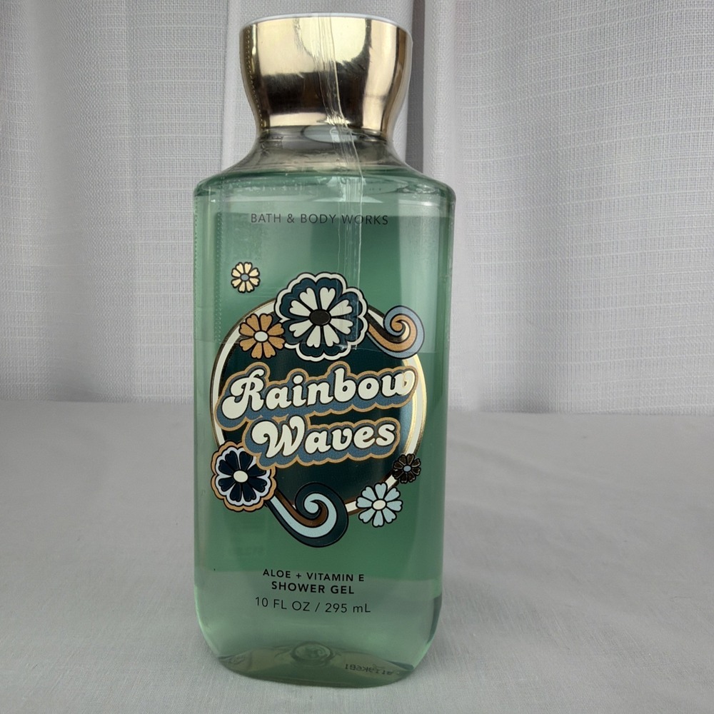 Bath & Body Works Rainbow Waves Shower Gel 10oz Aloe Vitamin E New